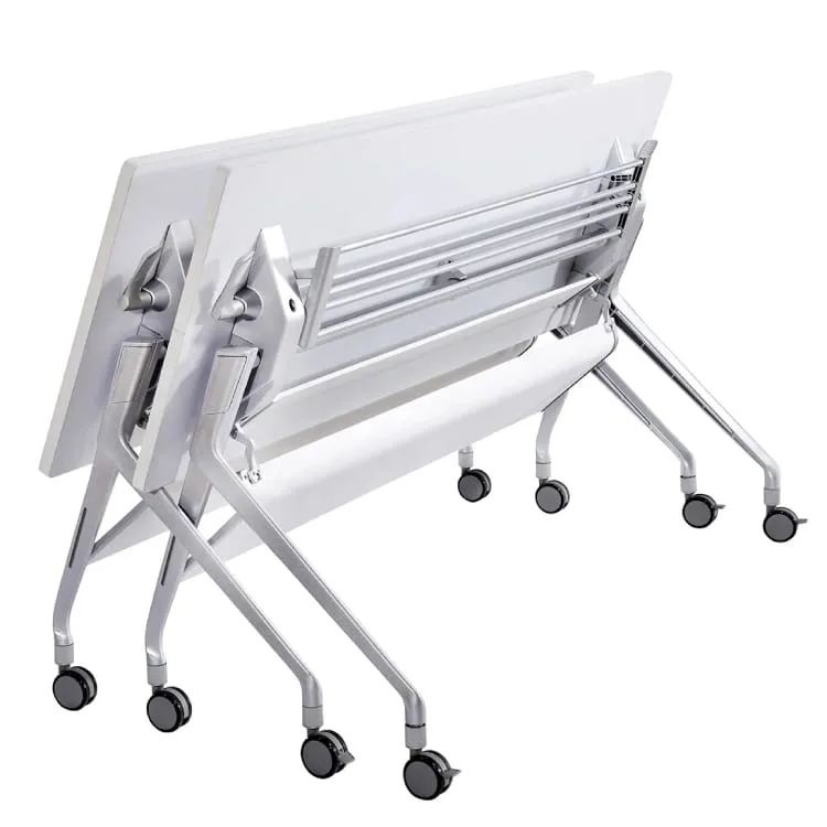 Mặt sau bàn training khi xếp chồng