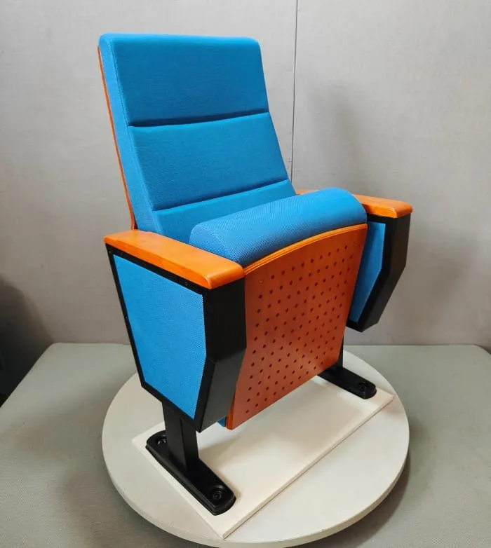 Mẫu ghế hội trường MDL-209 màu xanh